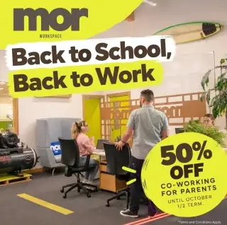 🎒 Back to School, Back to Work! 💻
 
The kids are back at school, so why not give your working day a fresh start too?
 
Between now & October ½ Term, parents get 50% OFF our Co-Working plans 🙌🏻
 
✨ Fewer distractions
💻 More focus & productivity
🧠 A boost for your wellbeing
🤝 A friendly community
☕ A change of scenery (including free coffee, tea & biscuits!)
 
Swap the kitchen table for a space designed to help you feel focused, connected and productive. Get more done during the day so you can enjoy time at home 🫶🏻
 
📩 Message us to book your space.
 
#BackToSchoolBackToWork #coworking #workingparents #worklifebalance #morworkspace